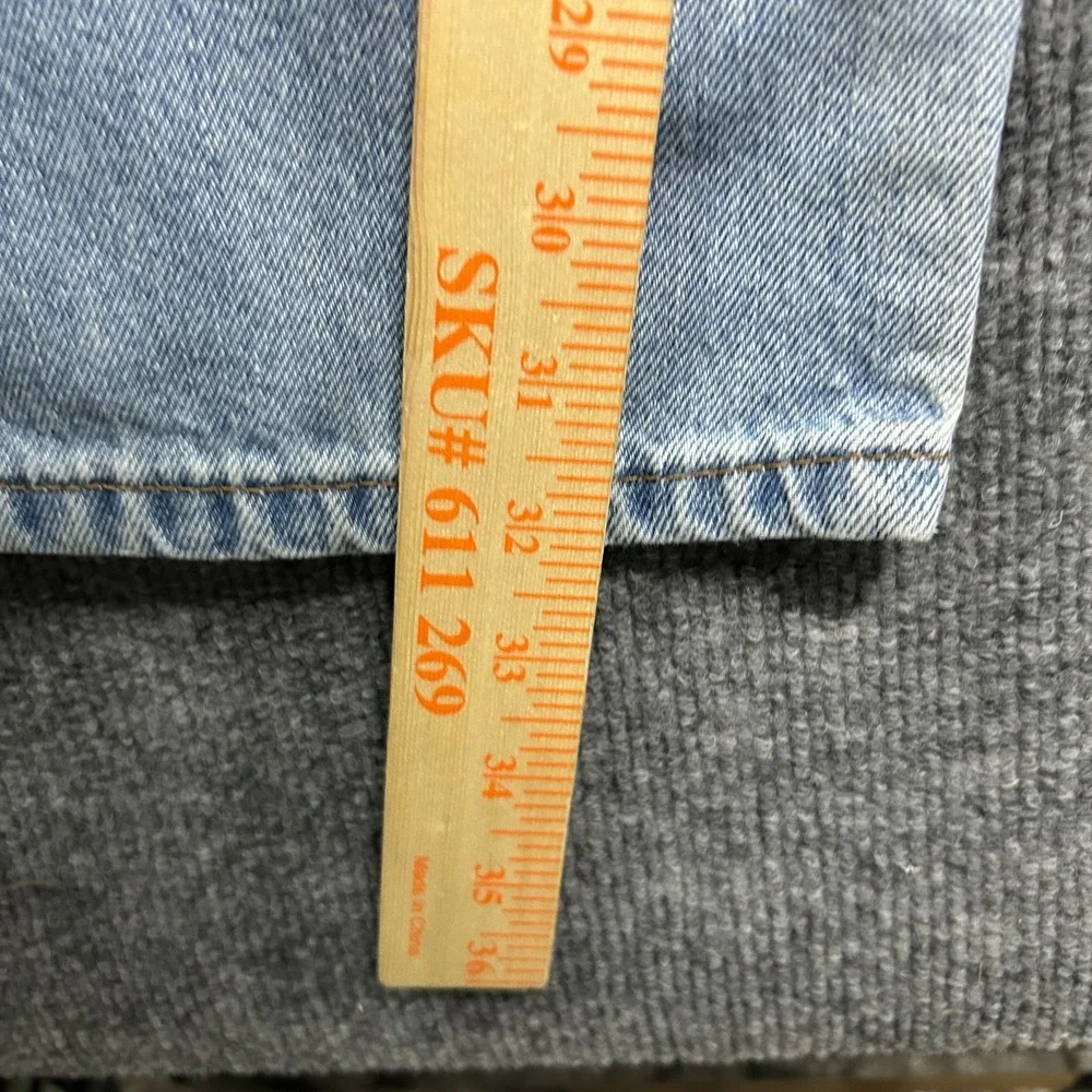 Levi's 550 Straight Jeans Men's Blue Denim Relaxed Fit Classic‎ Zip Fly - 34X32